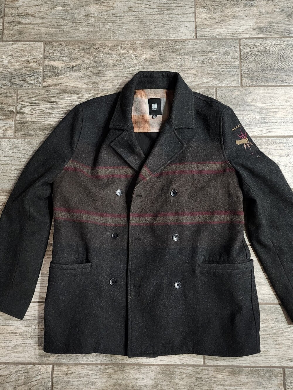 Rebel Yell Wool Blend Jacket By Insight, Womens Large